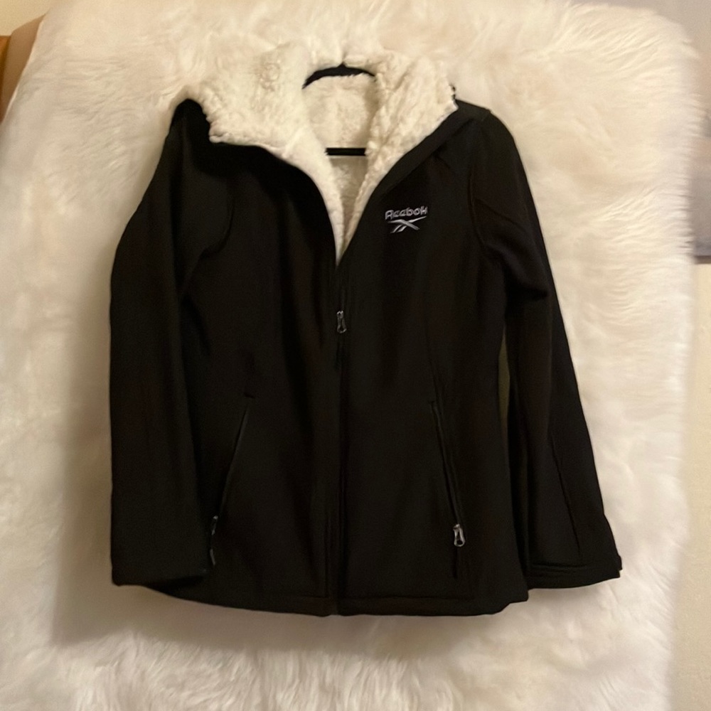 Black Reebok coat